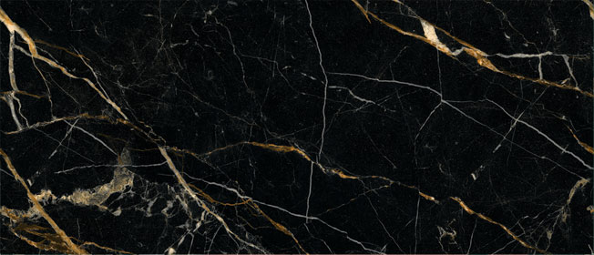 Fotomural o papel pintado mármol negro con dorado