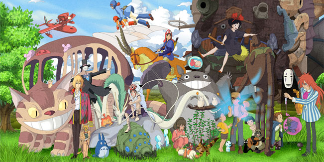 Fotomural o papel pintado personajes viaje de chihiro