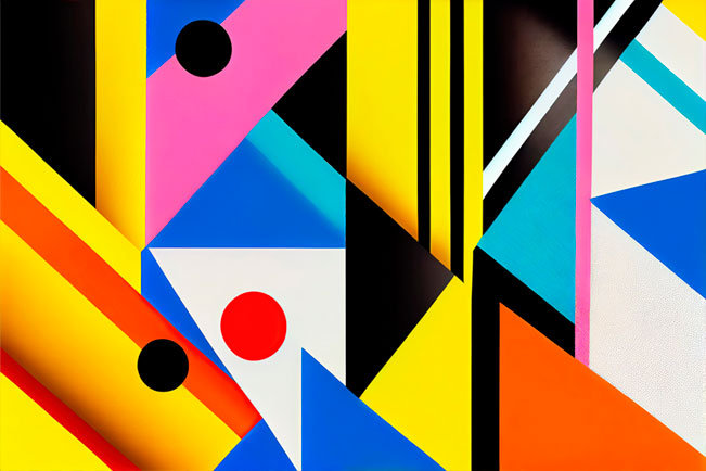 Fotomural diseño arte abstracto geométrico