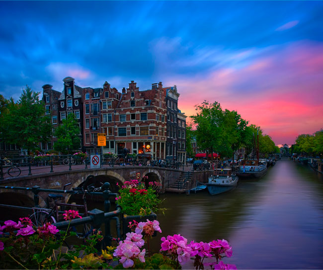 Fotomurales café papeneiland amsterdam