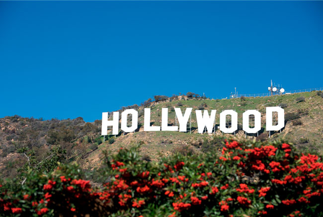 Fotomural o papel pintado cartel hollywood