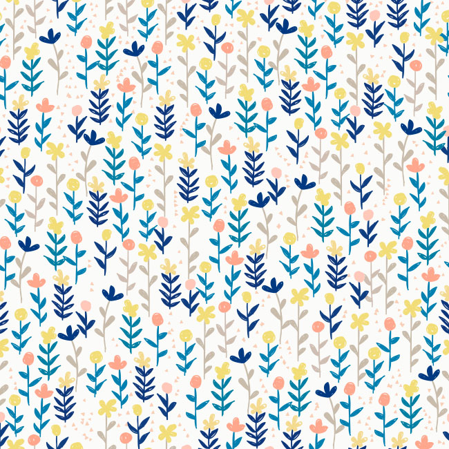 Fotomural o papel pintado flores de colores