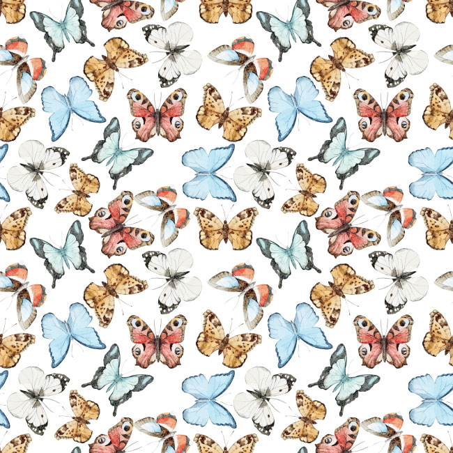 Fotomural o papel pintado con mariposas