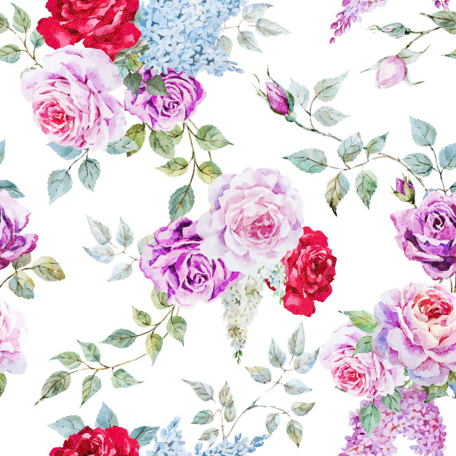 Fotomural o papel pintado con rosas
