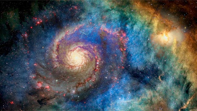 Fotomural o papel pintado galaxia en espiral