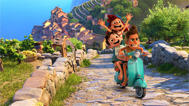 Fotomurales película luca disney pixar