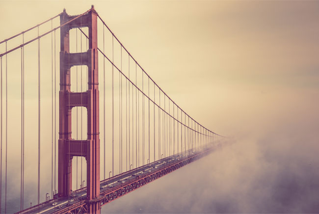 Fotomurales de vinilos puente golden gate