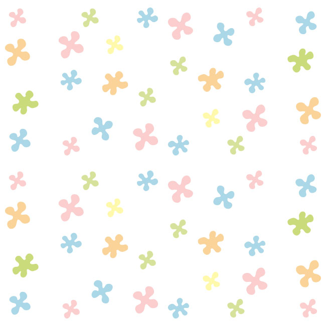 Fotomurales infantiles formas de colores