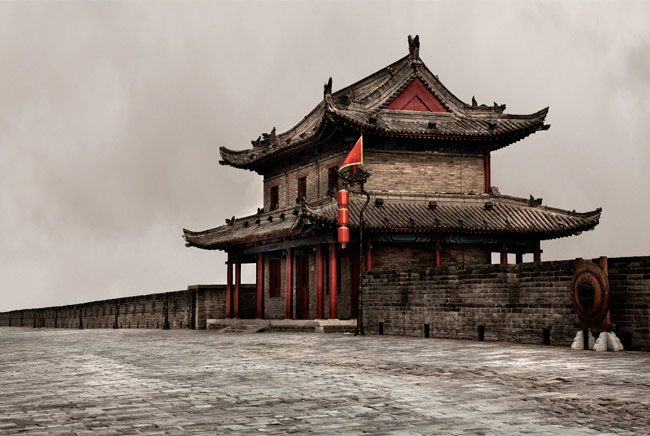 Fotomural o papel pintado muralla de xian