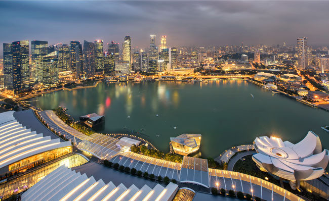 Fotomural o papel pintado paisaje singapur