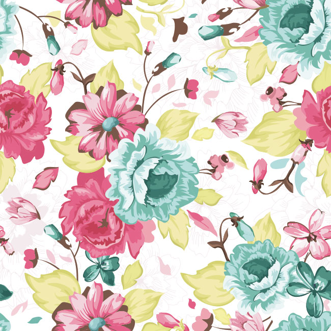 Fotomural o papel pintado flores para decorar