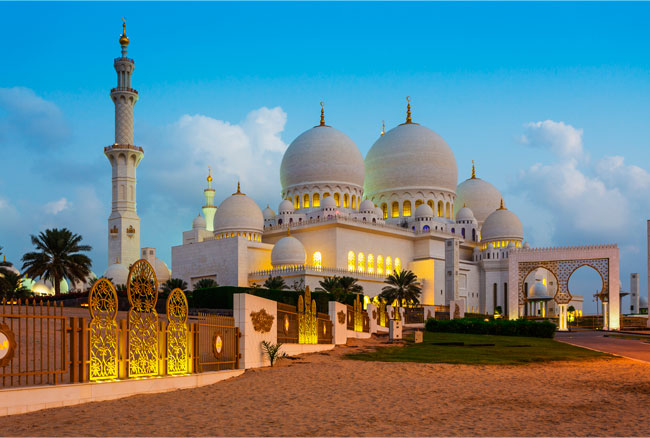 Fotomural o papel pintado mezquita sheikh zayed