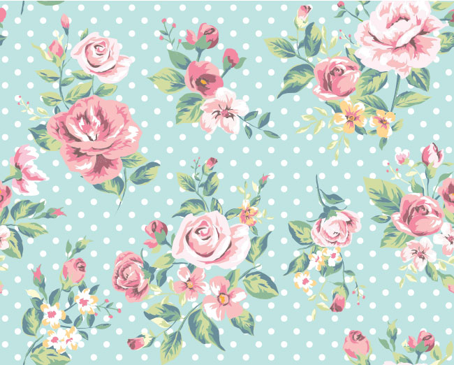 Fotomurales adhesivos patrones flores para decorar
