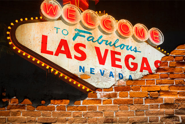 Murales cartel las vegas efecto pared rota