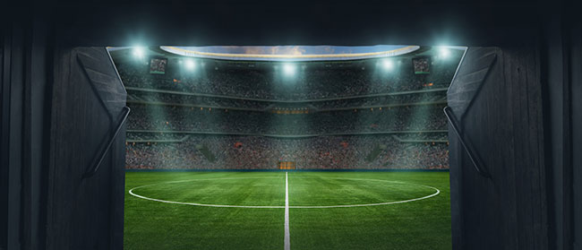Fotomural tunel salida estadio futbol