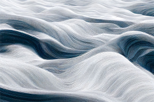 Papel pintado o fotomural ilustración ondas con texturas