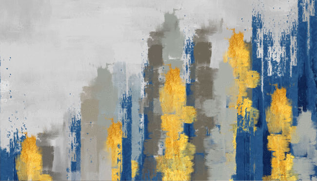 Papel pintado o fotomural pintura abstracta moderna