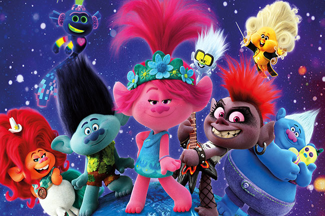 Papel pintado o fotomural película  trolls