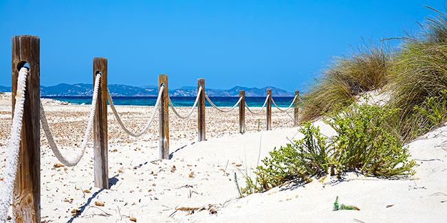 Fotomural playa de formentera