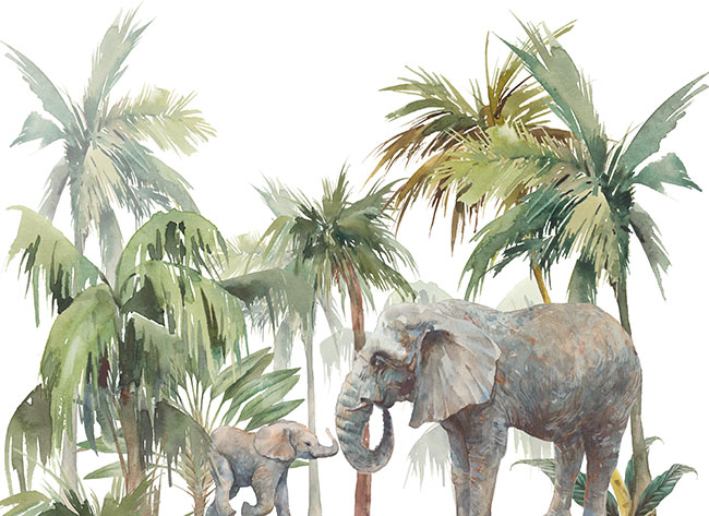 Fotomural o papel pintado animales selva