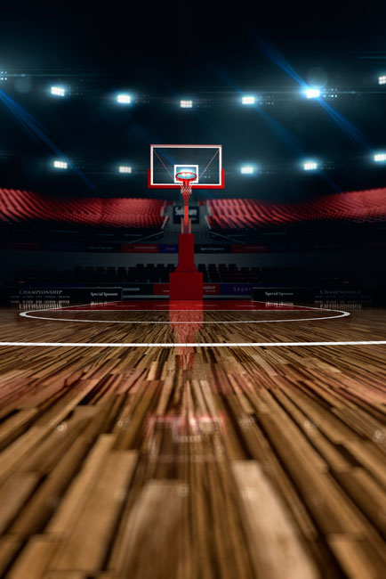 Vinilos puertas cancha baloncesto