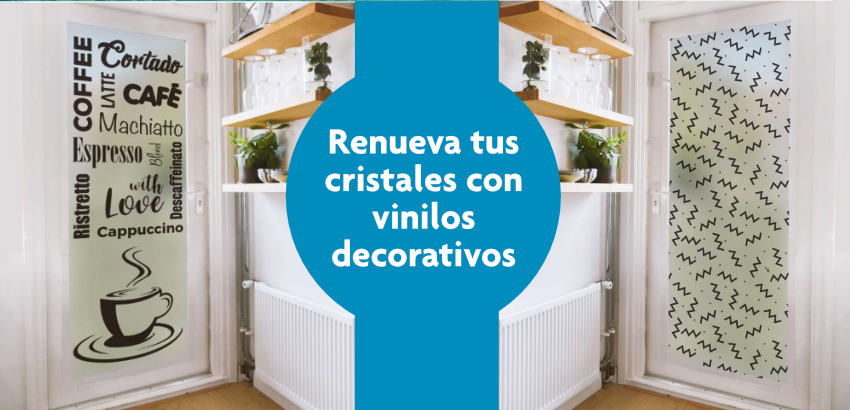 Renueva tus espacios con vinilos decorativos para cristales