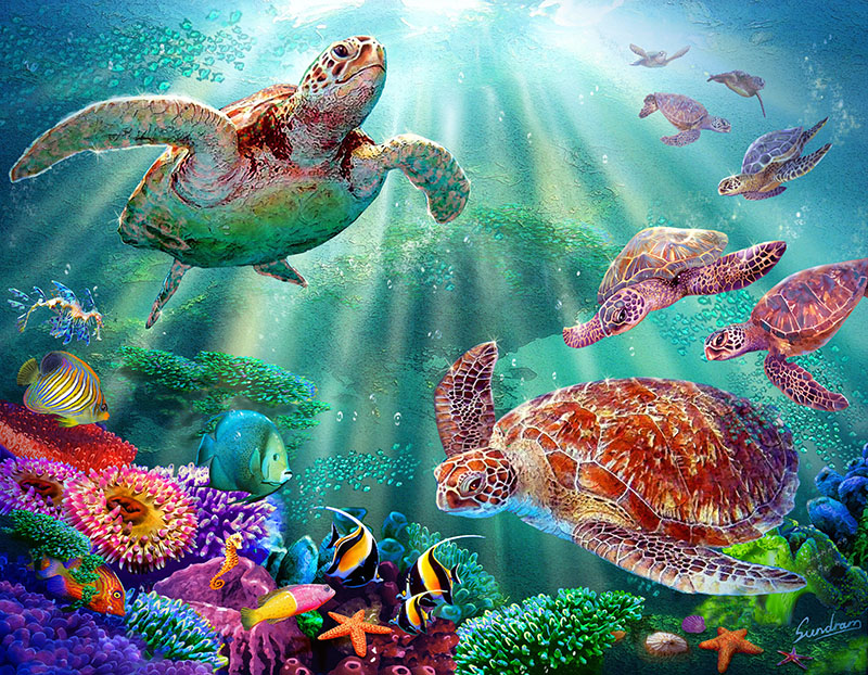 Fotomural Tortugas marinas