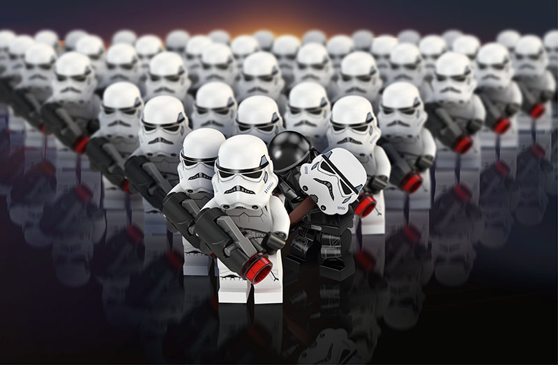 Fotomural Star Wars Lego