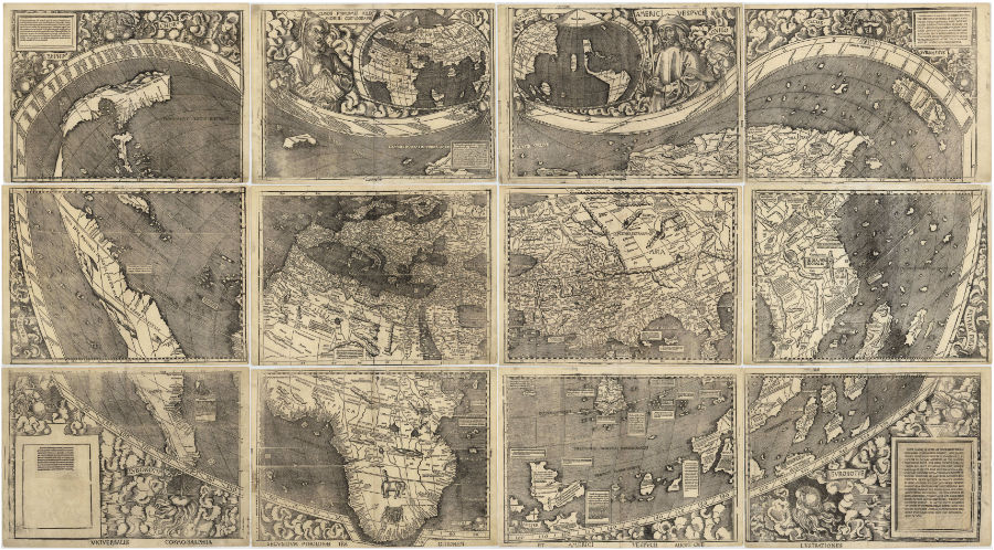 Fotomural Mapa Waldseemüller 