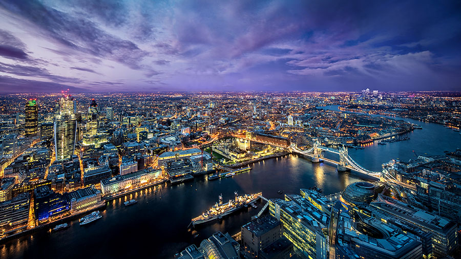Fotomural Londres aereo