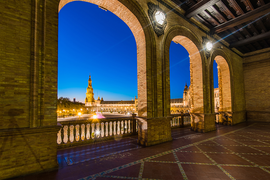 Fotomural Plaza España Sevilla interior
