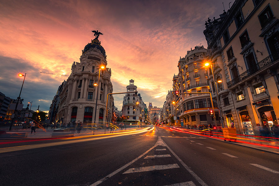 Fotomural Gran Vía Madrid