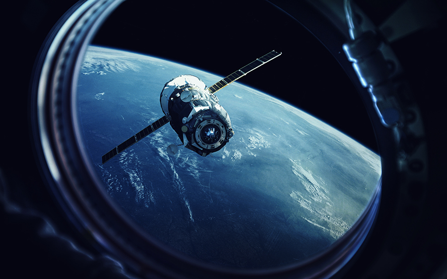 Fotomural Vista desde Nave espacial