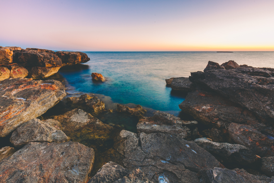 Fotomural Cala rocas