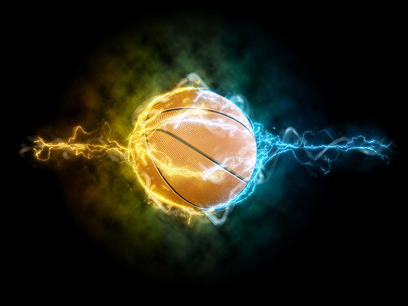 Fotomural Balón de Baloncesto
