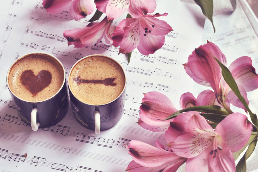 Fotomural Café con amor
