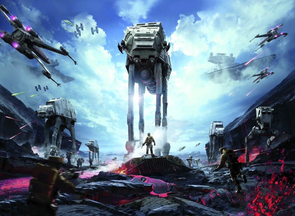 Fotomural Star Wars Battlefront 