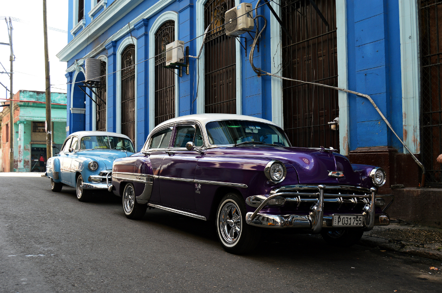 Fotomural Coches Cuba